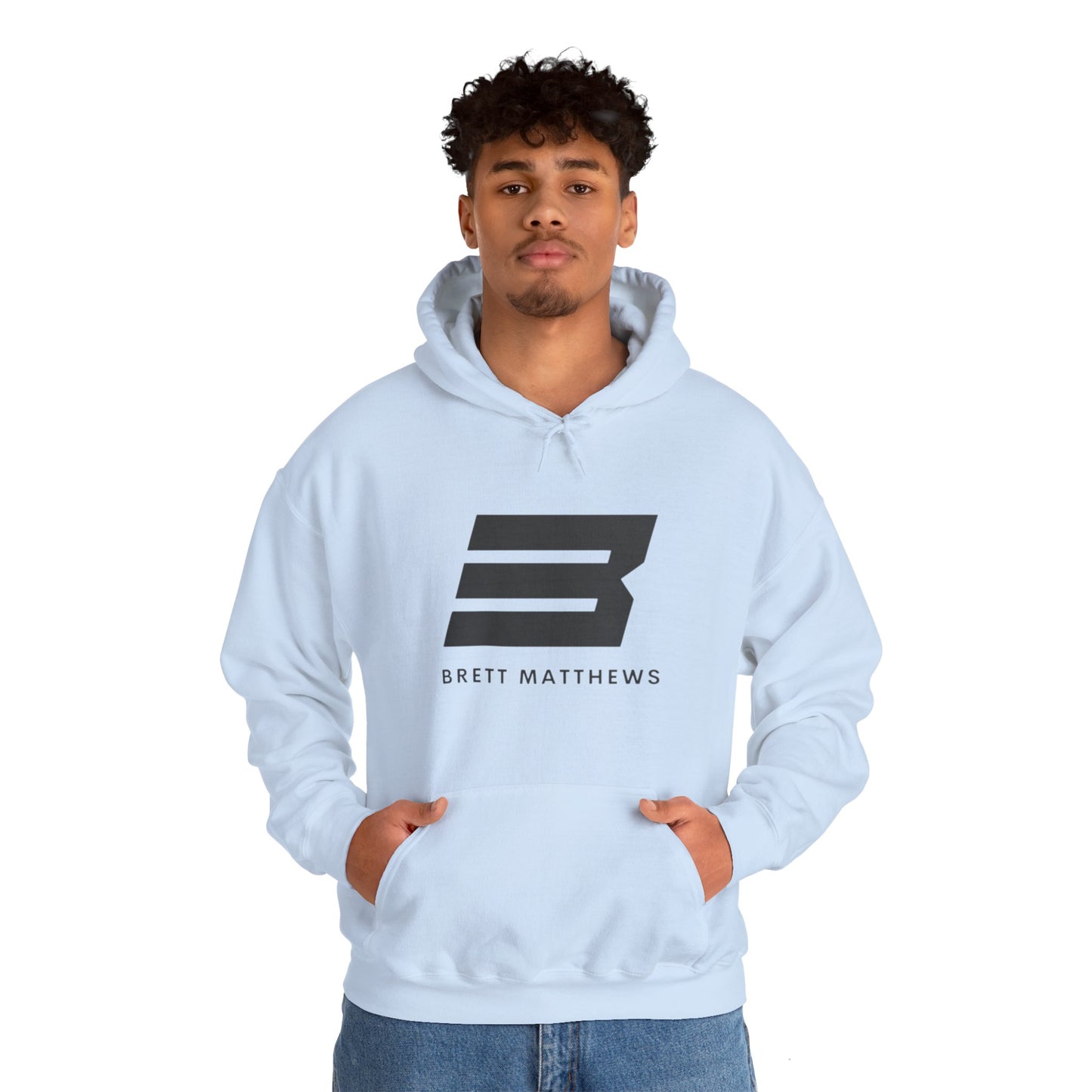 Unisex Heavy Blend™ BM Hooded Sweatshirt - (Black B)