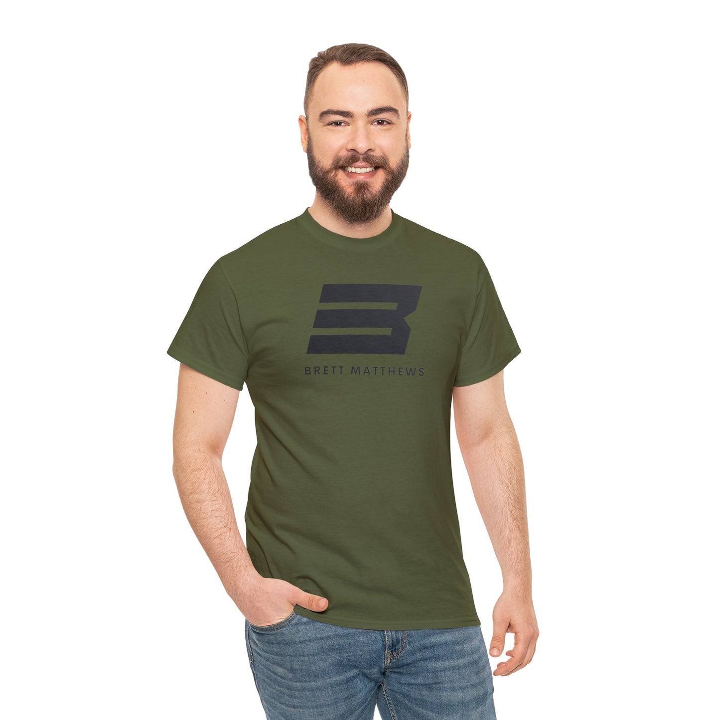 Unisex BM Heavy Cotton Tee - (Black B)