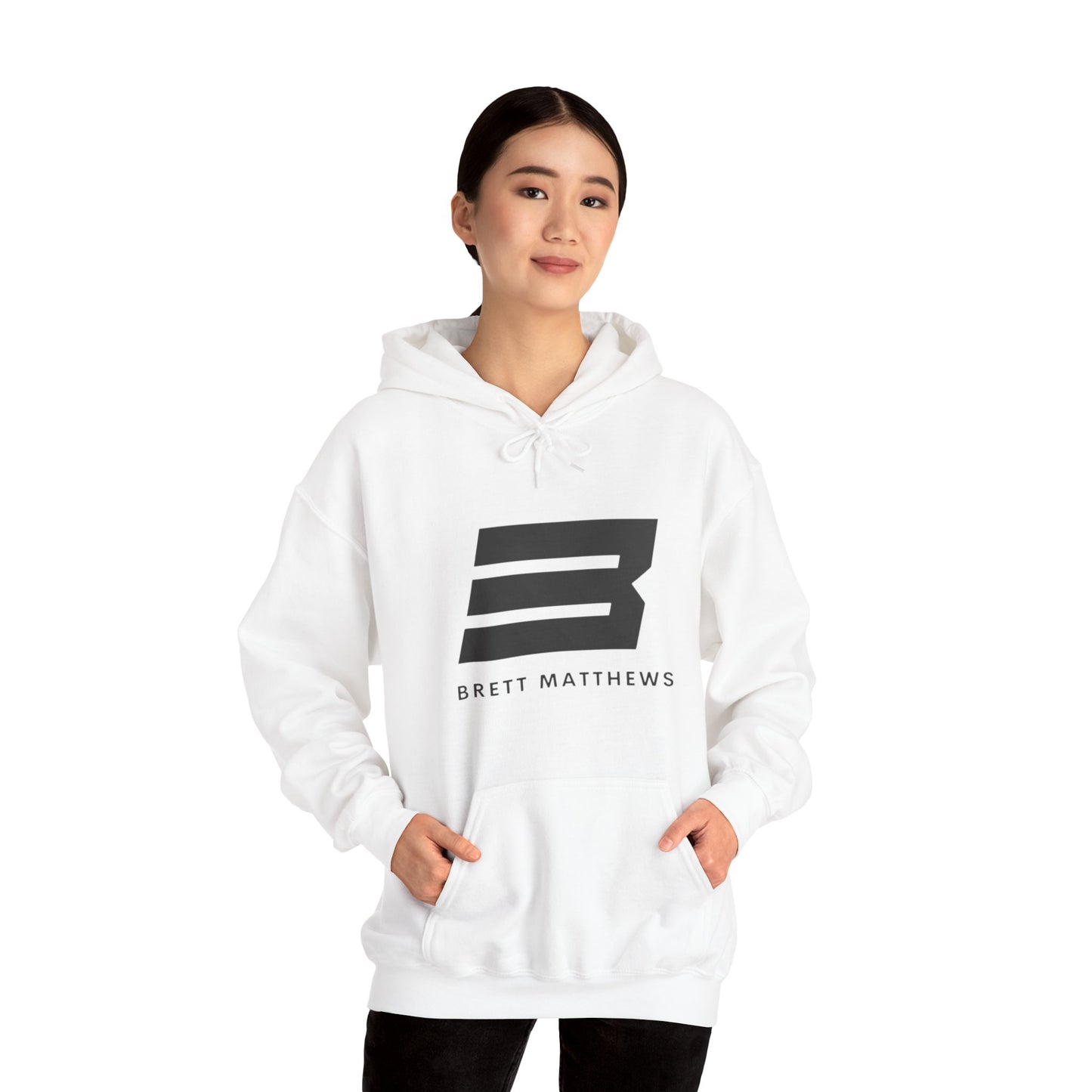 Unisex Heavy Blend™ BM Hooded Sweatshirt - (Black B)