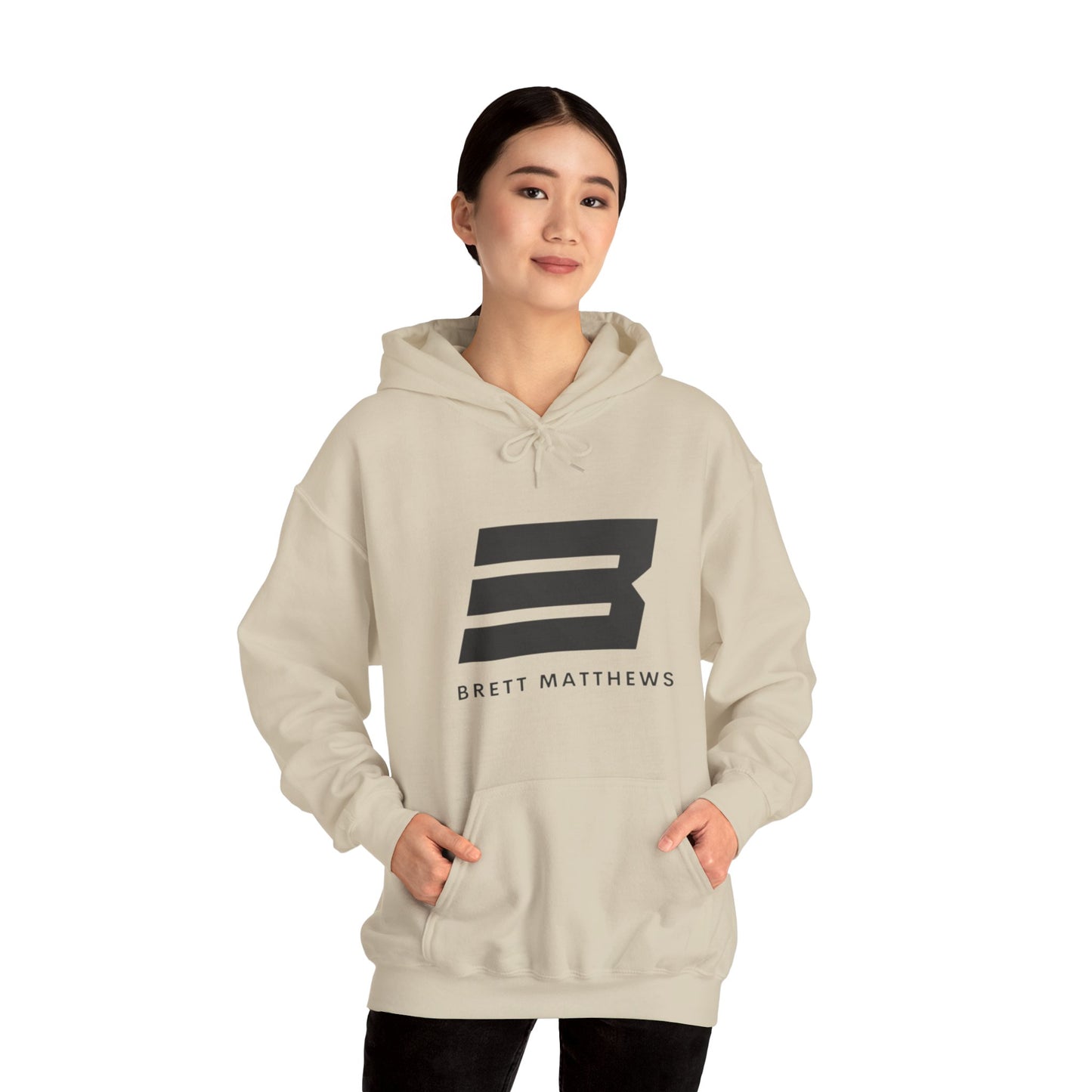 Unisex Heavy Blend™ BM Hooded Sweatshirt - (Black B)
