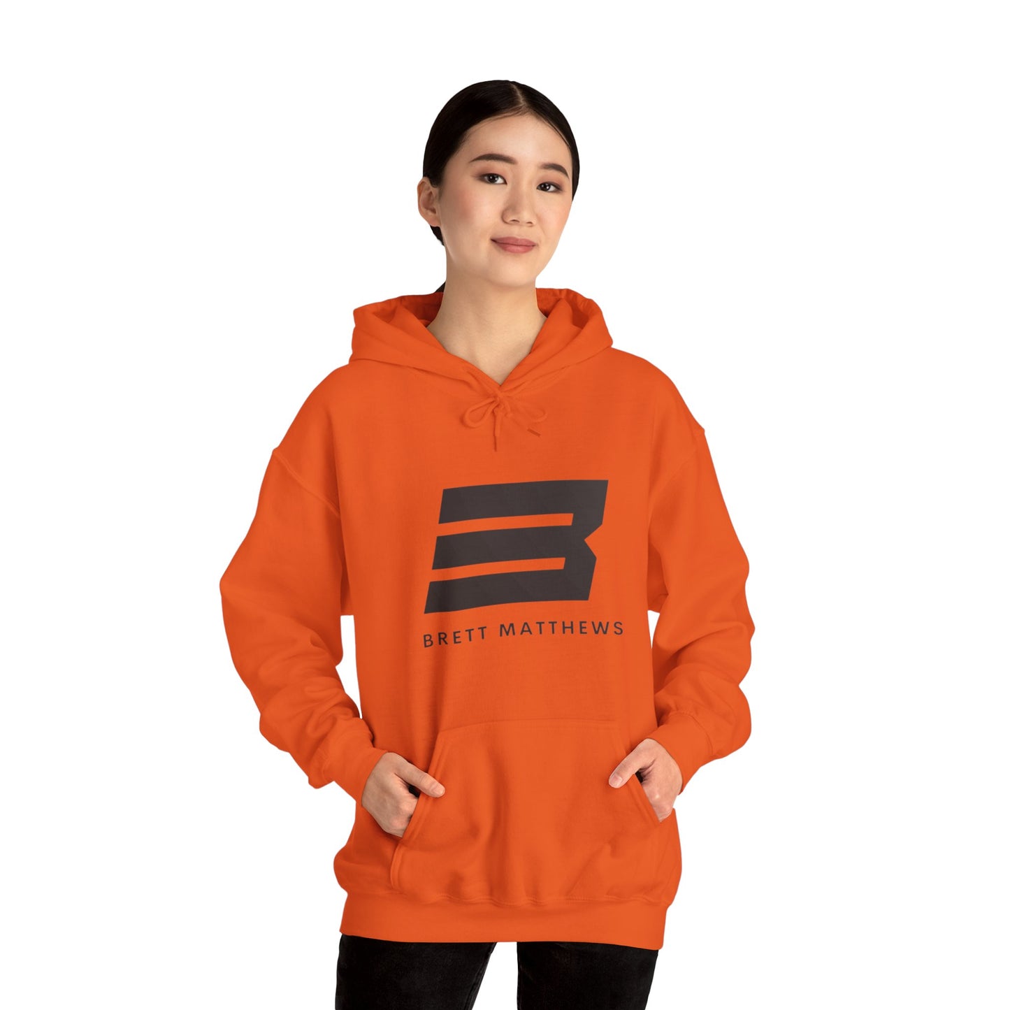Unisex Heavy Blend™ BM Hooded Sweatshirt - (Black B)