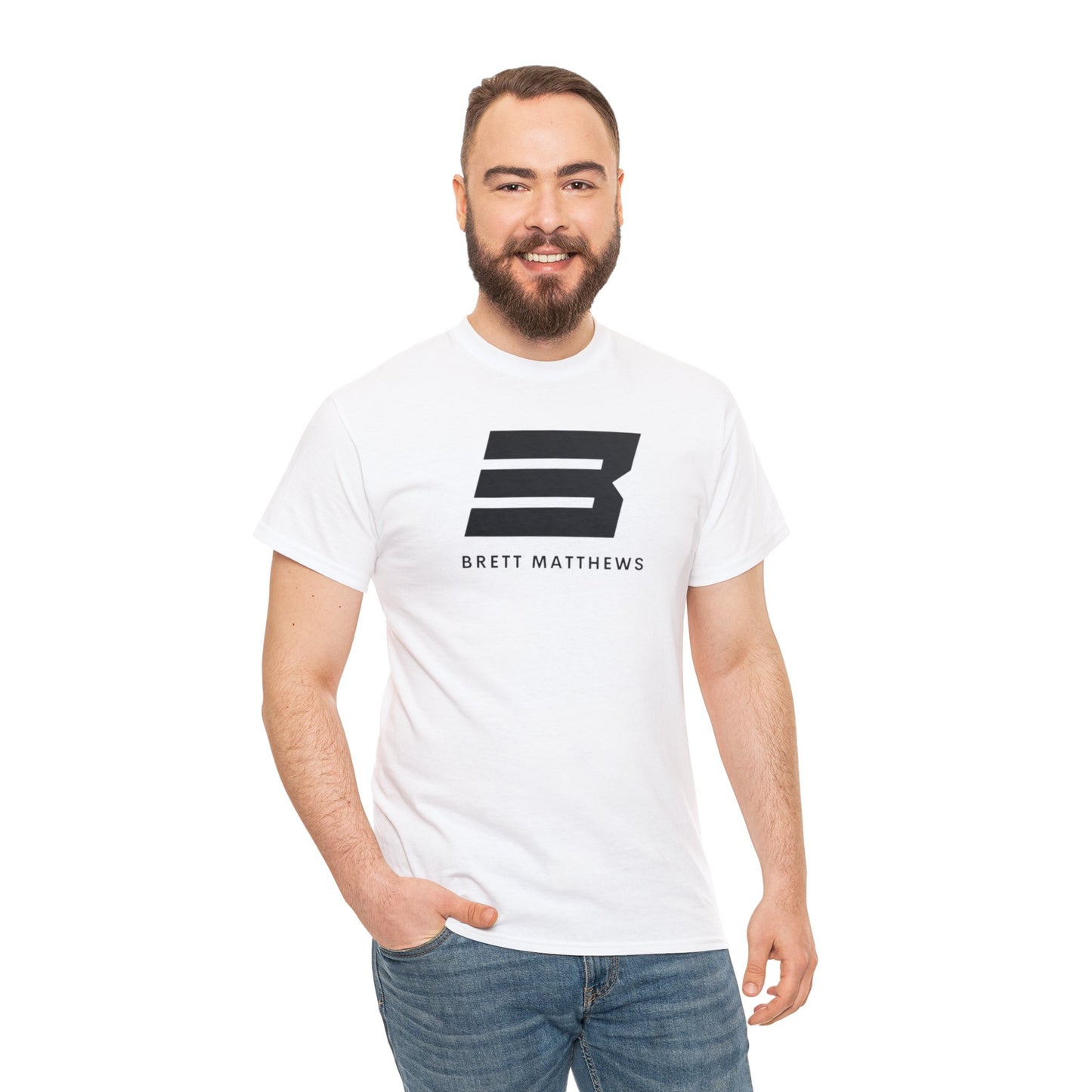 Unisex BM Heavy Cotton Tee - (Black B)