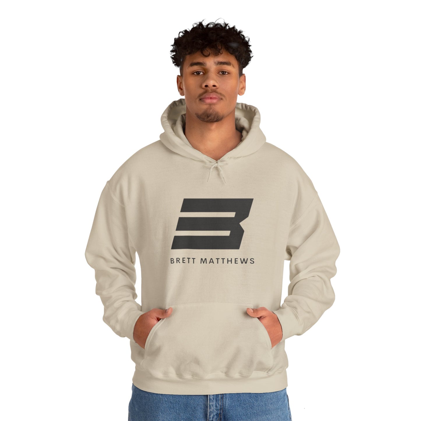 Unisex Heavy Blend™ BM Hooded Sweatshirt - (Black B)