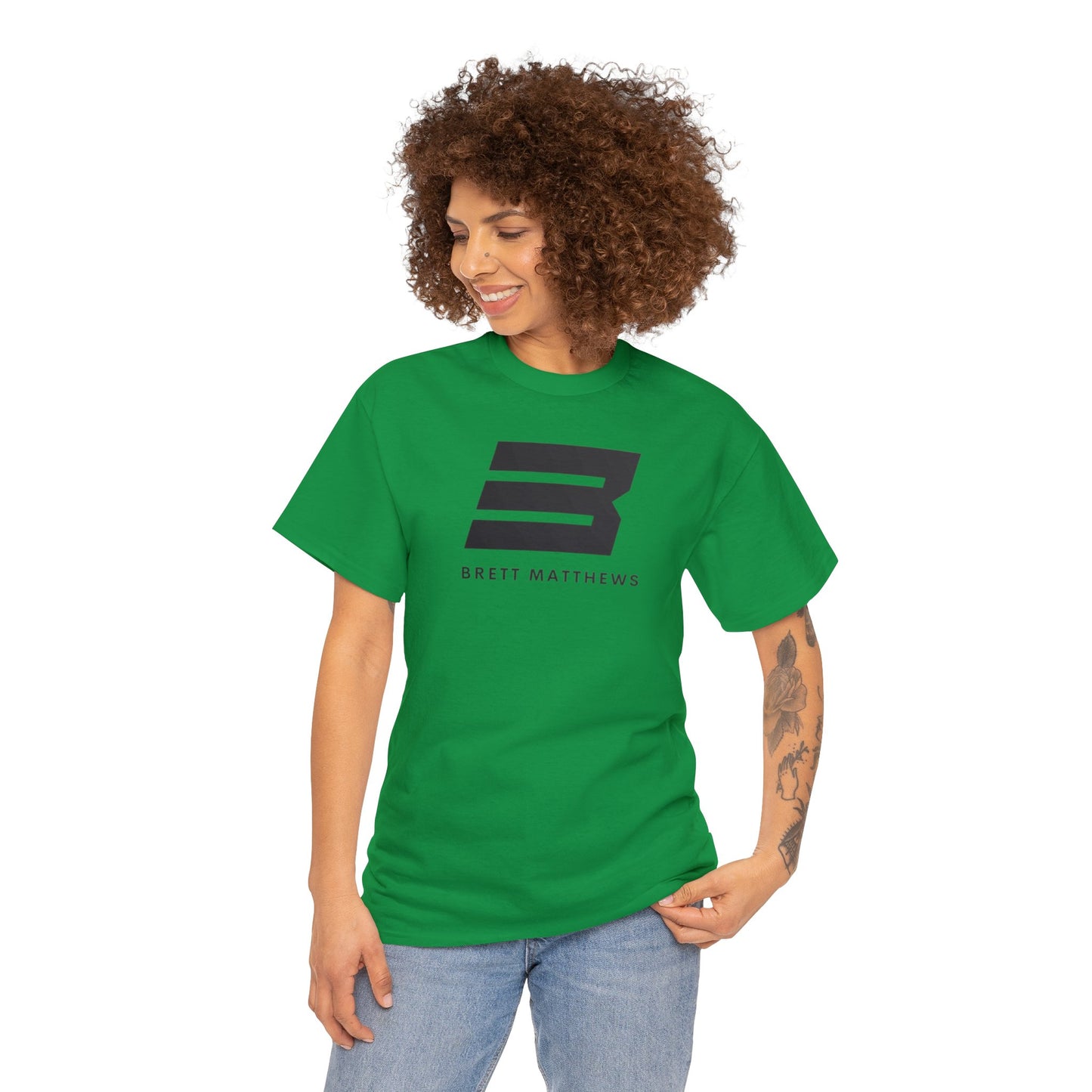 Unisex BM Heavy Cotton Tee - (Black B)