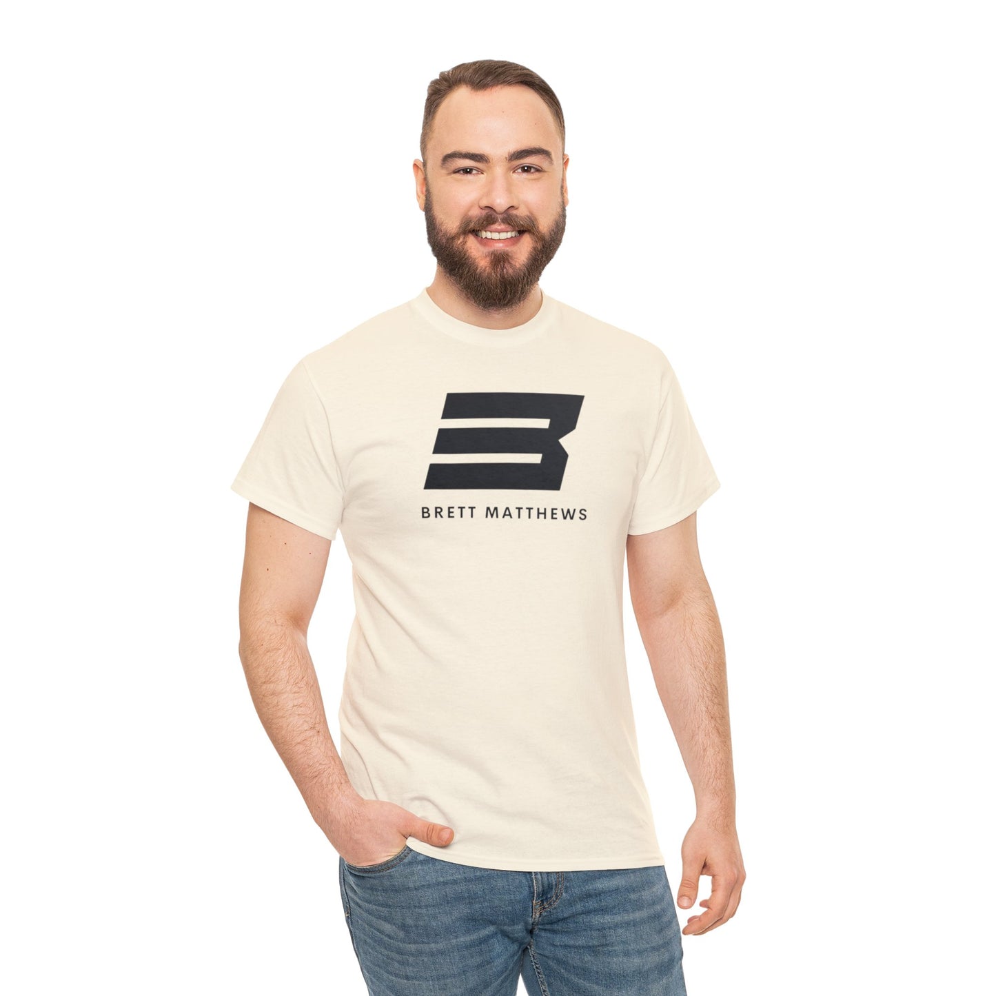 Unisex BM Heavy Cotton Tee - (Black B)