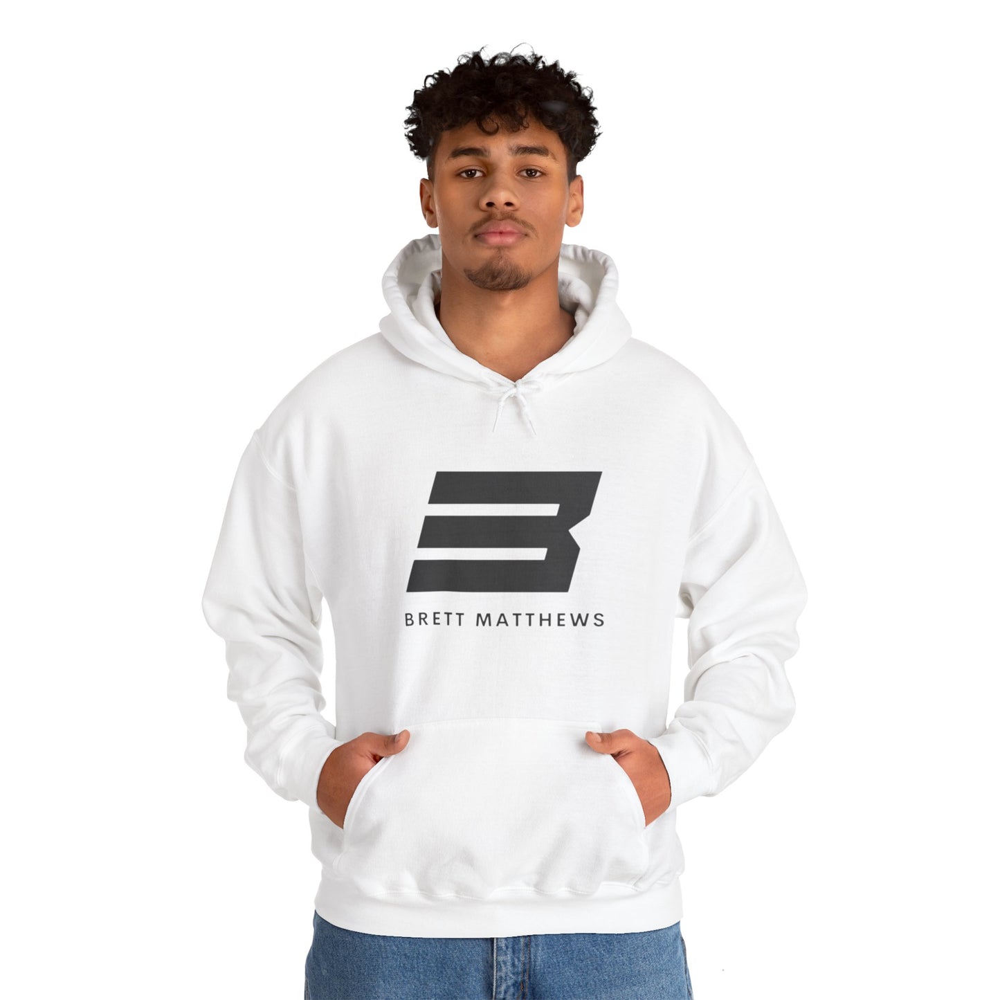Unisex Heavy Blend™ BM Hooded Sweatshirt - (Black B)