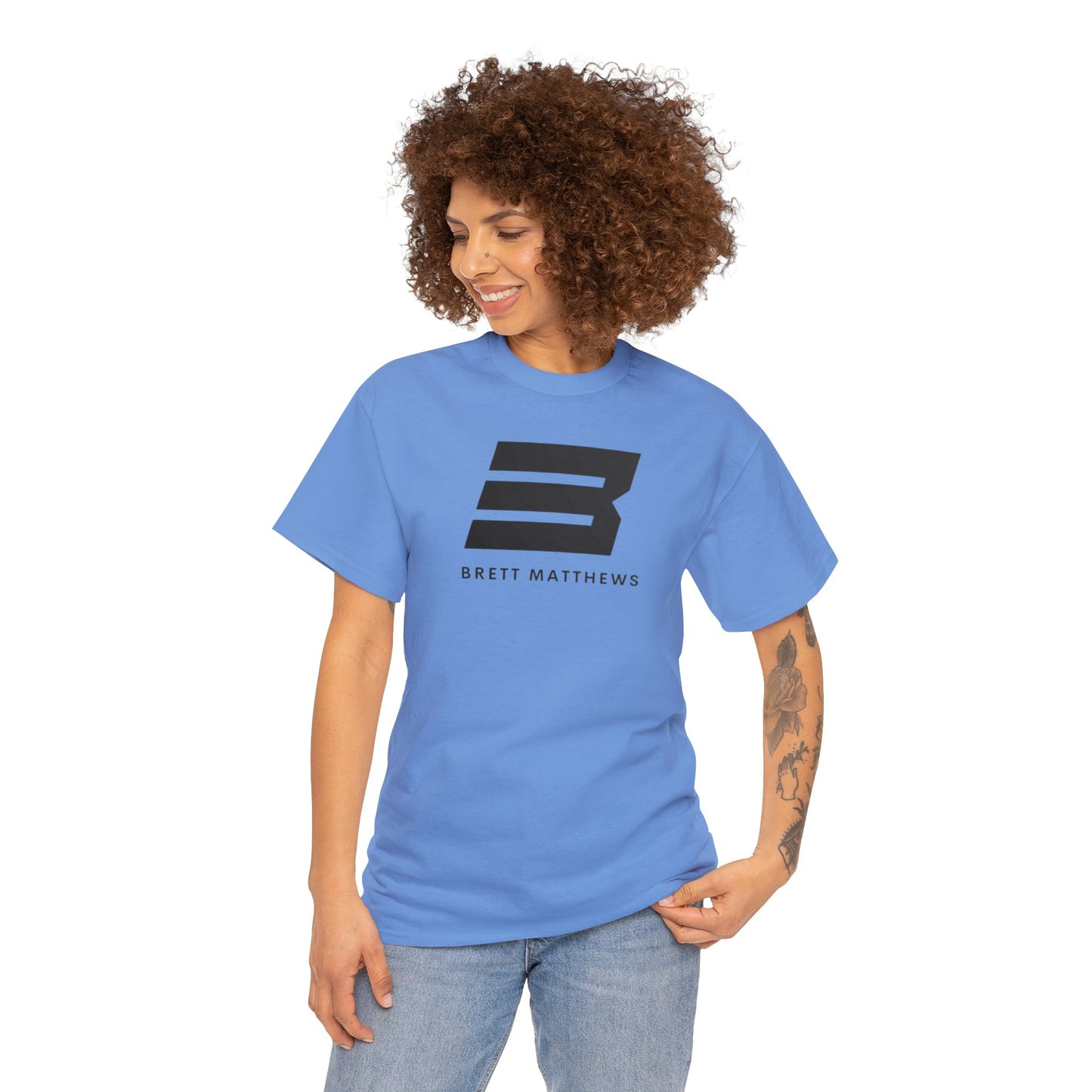 Unisex BM Heavy Cotton Tee - (Black B)