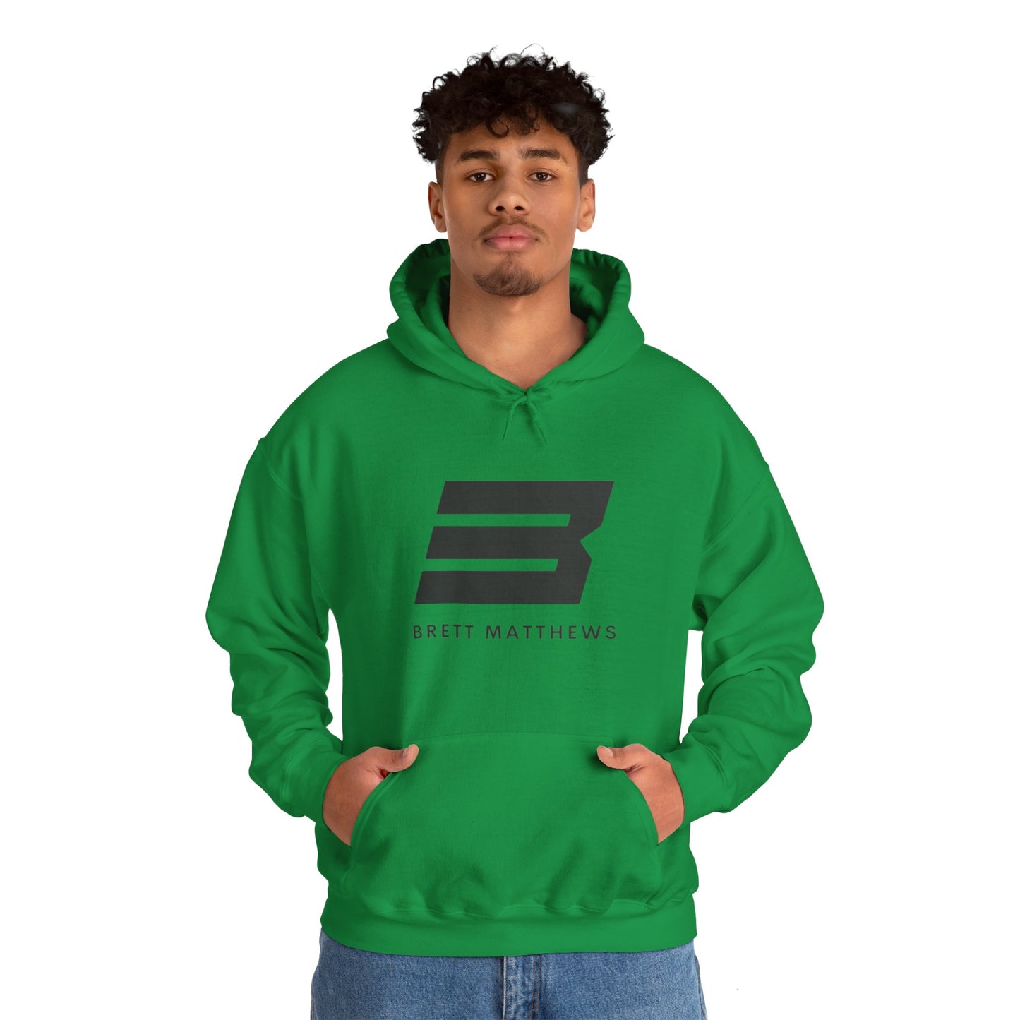 Unisex Heavy Blend™ BM Hooded Sweatshirt - (Black B)