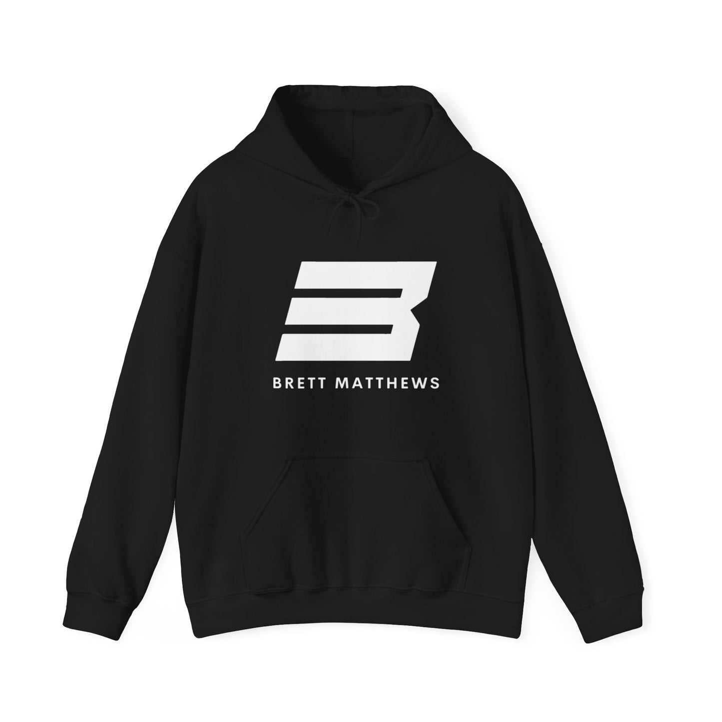 Unisex Heavy Blend™ BM Hooded Sweatshirt - (White B)