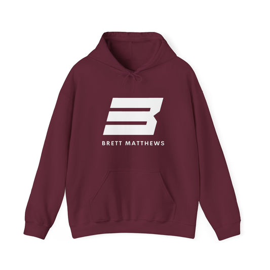 Unisex Heavy Blend™ BM Hooded Sweatshirt - (White B)