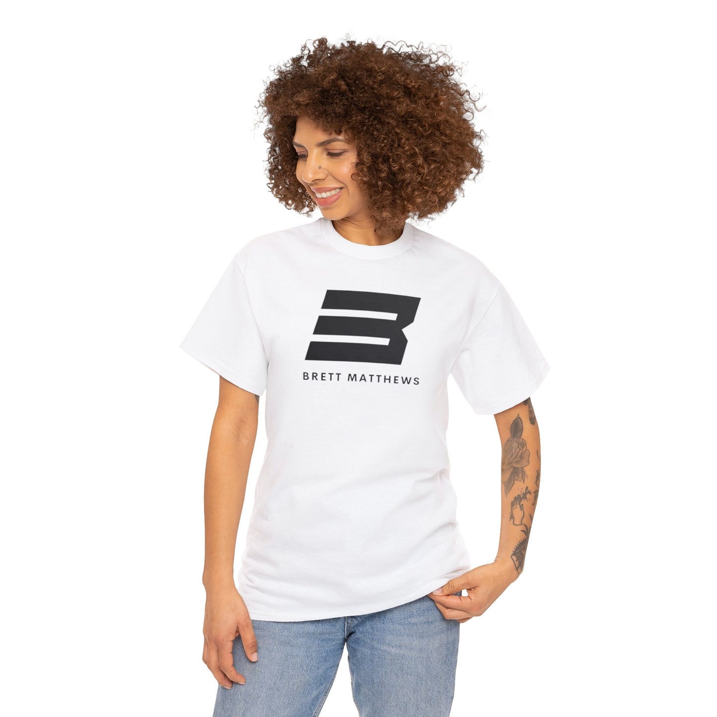 Unisex BM Heavy Cotton Tee - (Black B)