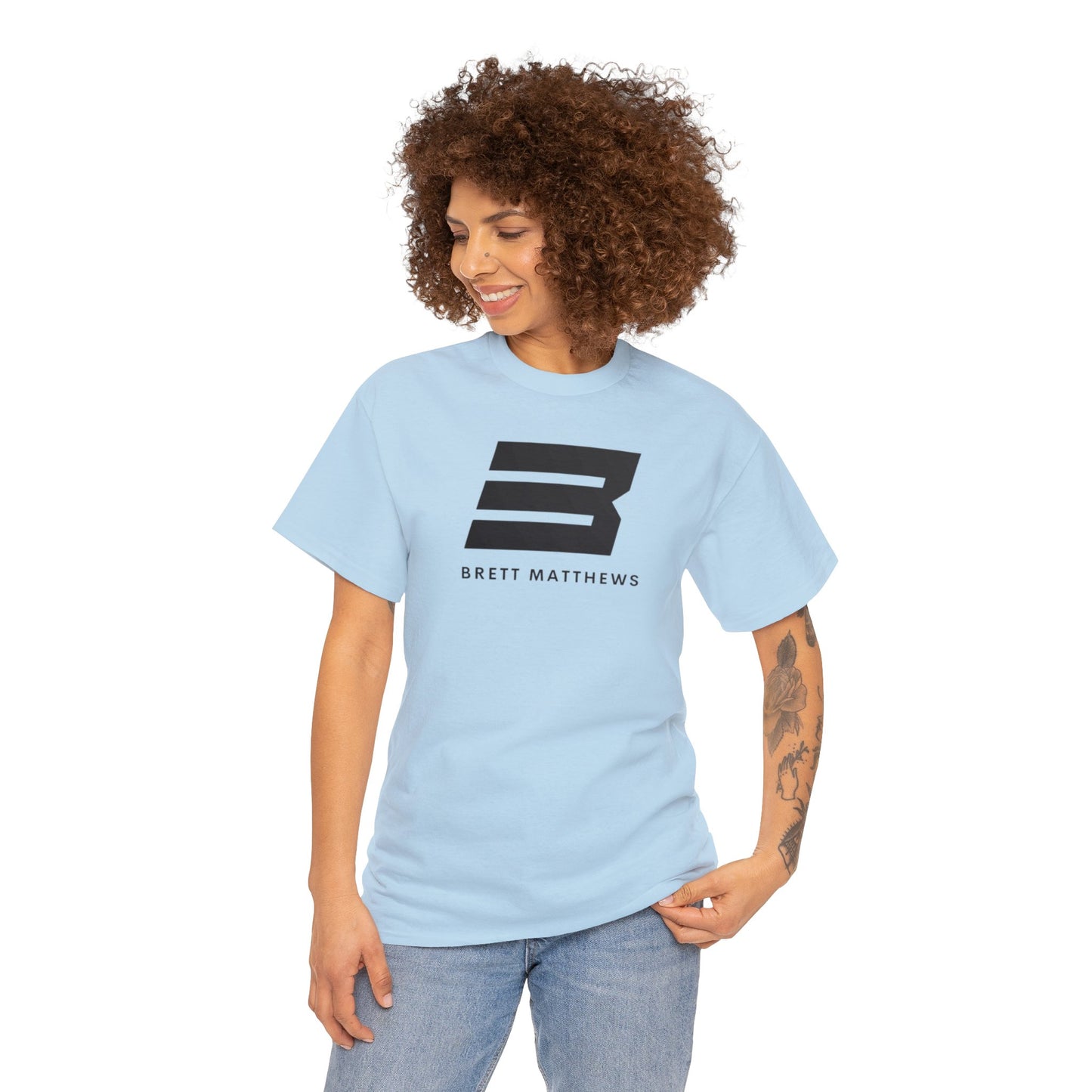 Unisex BM Heavy Cotton Tee - (Black B)