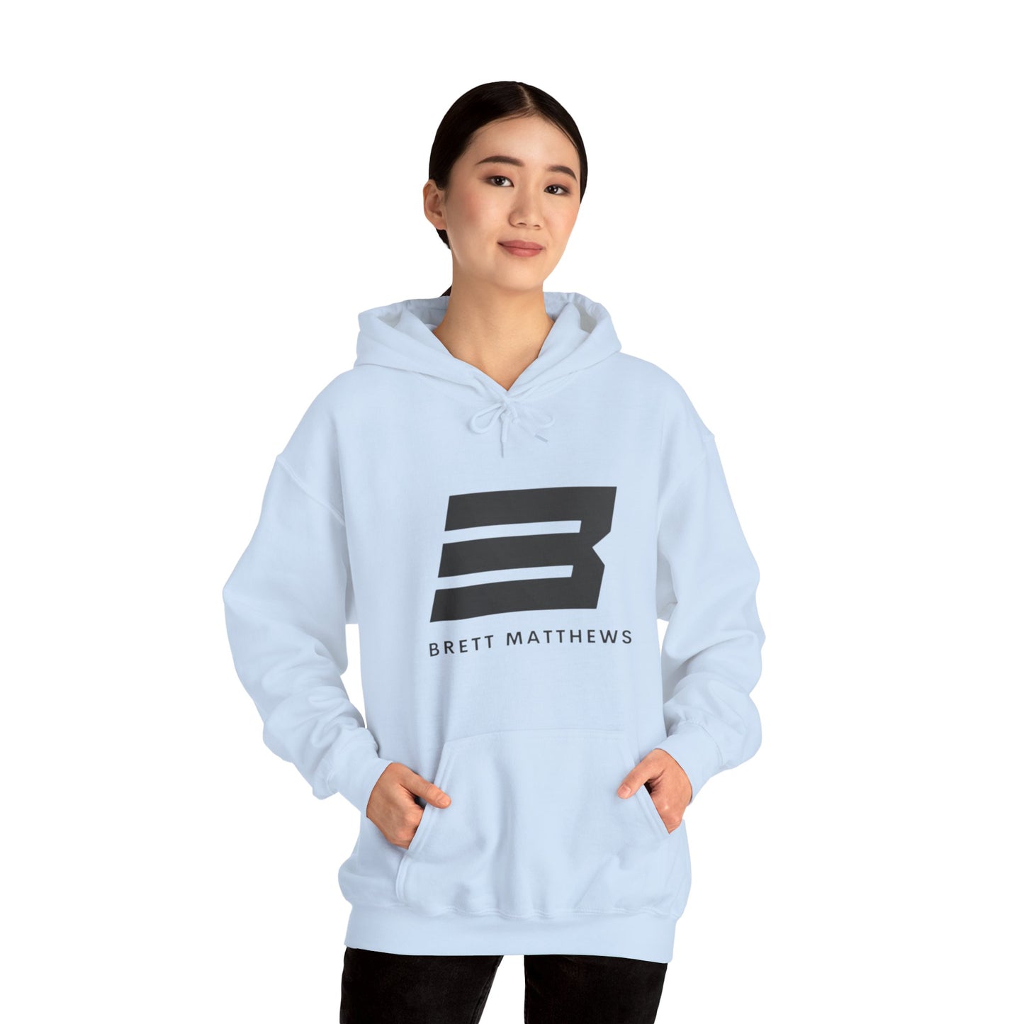 Unisex Heavy Blend™ BM Hooded Sweatshirt - (Black B)