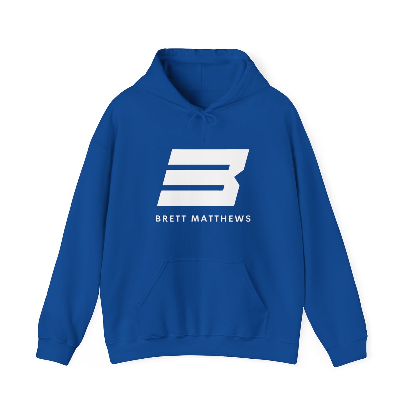 Unisex Heavy Blend™ BM Hooded Sweatshirt - (White B)