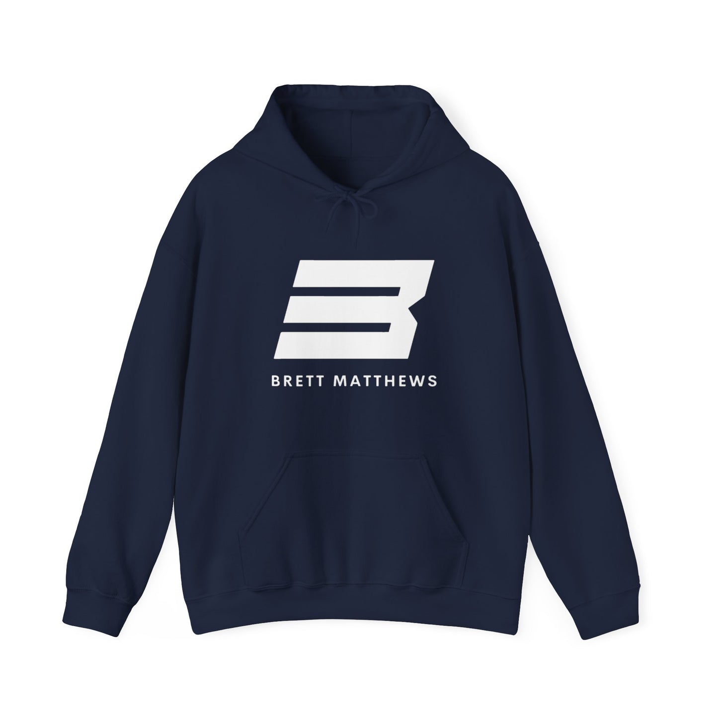 Unisex Heavy Blend™ BM Hooded Sweatshirt - (White B)