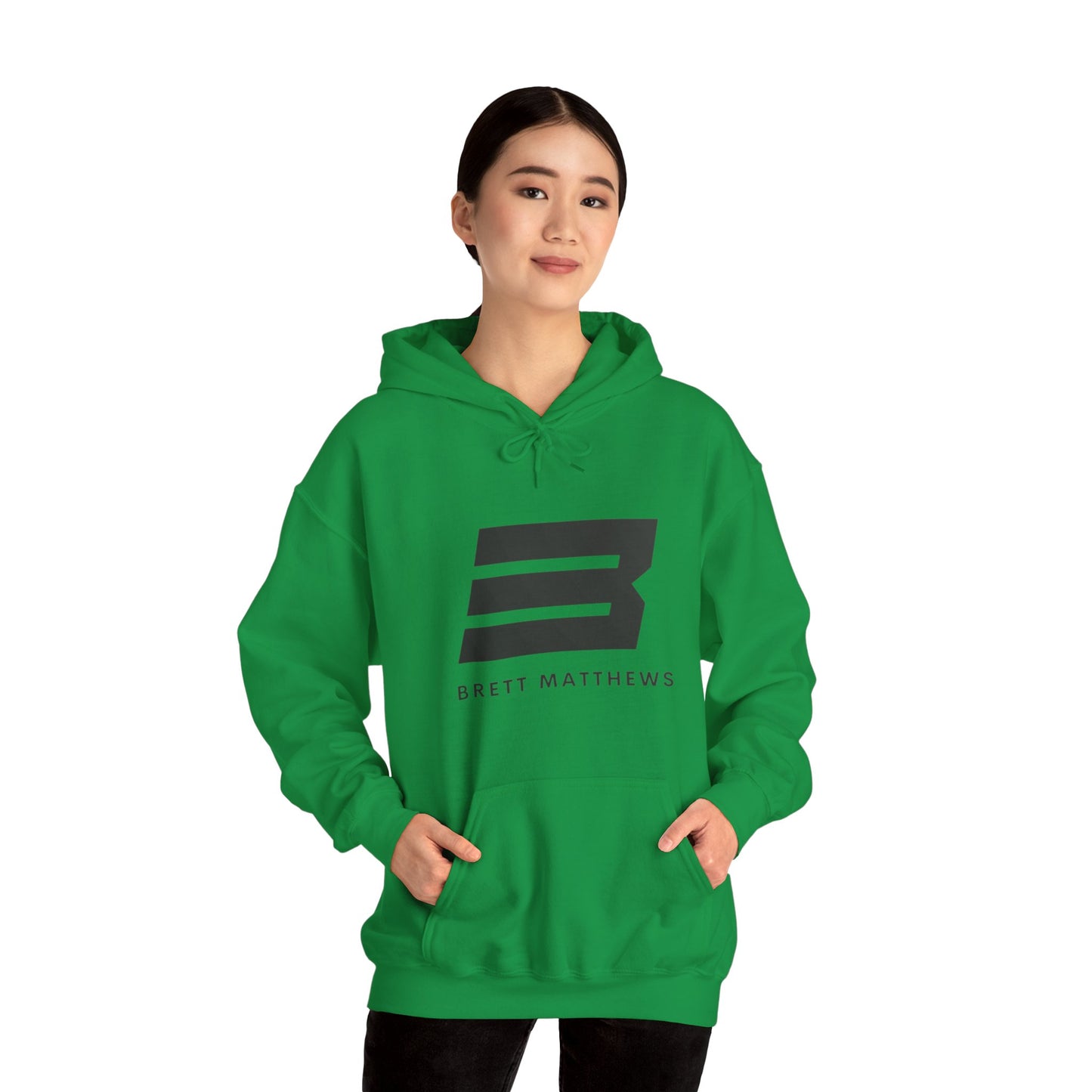 Unisex Heavy Blend™ BM Hooded Sweatshirt - (Black B)