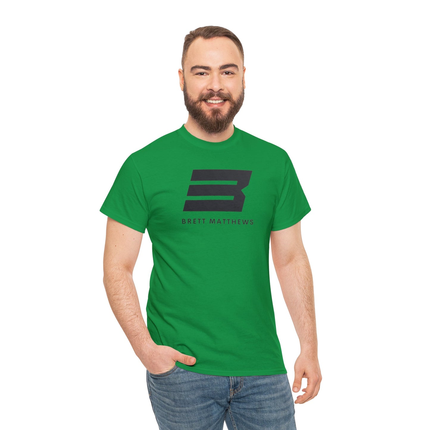 Unisex BM Heavy Cotton Tee - (Black B)