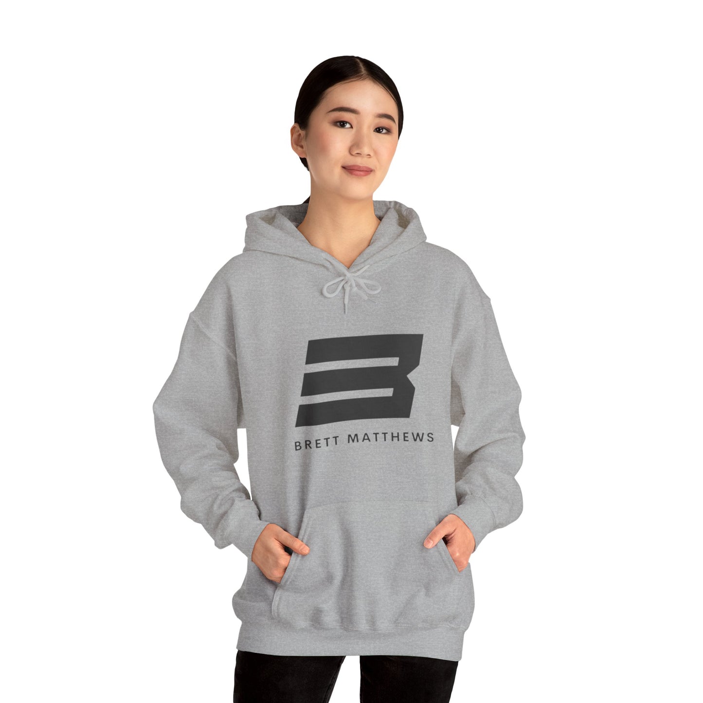 Unisex Heavy Blend™ BM Hooded Sweatshirt - (Black B)