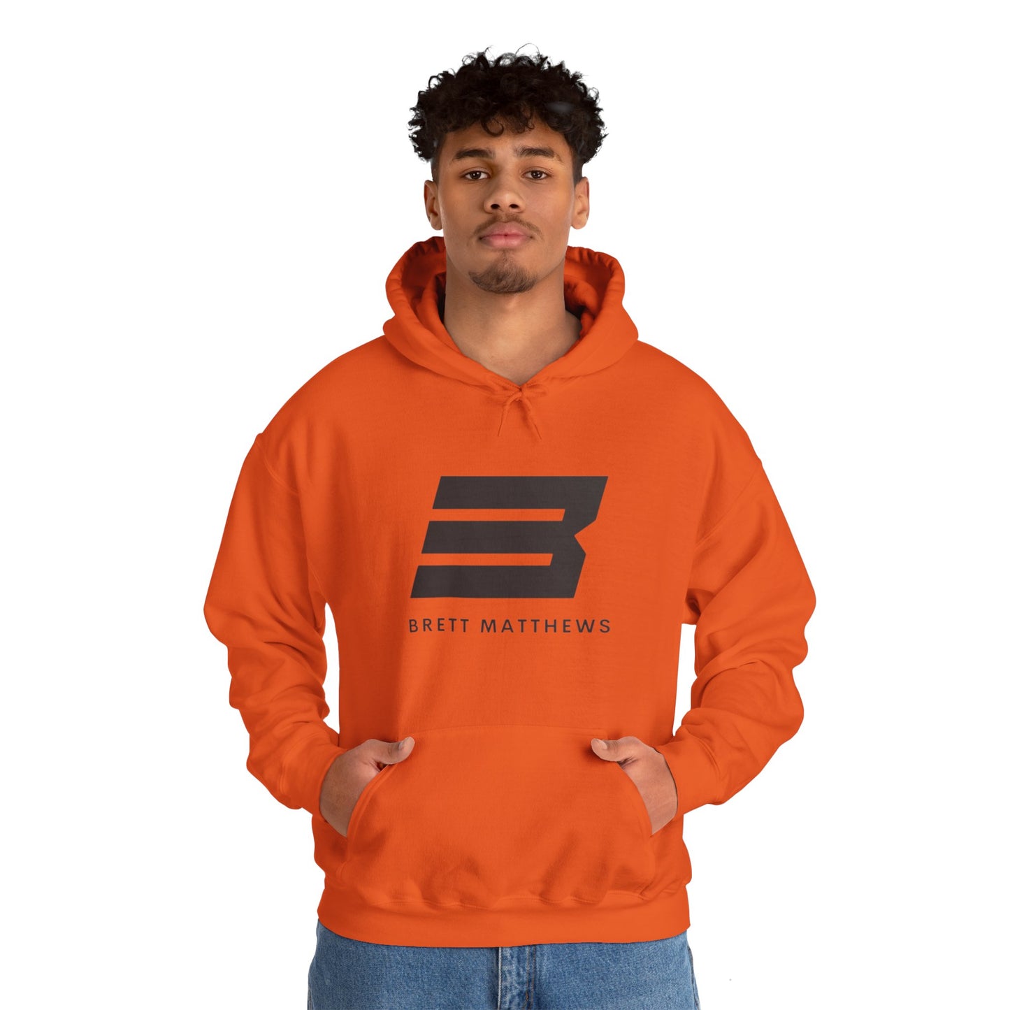 Unisex Heavy Blend™ BM Hooded Sweatshirt - (Black B)